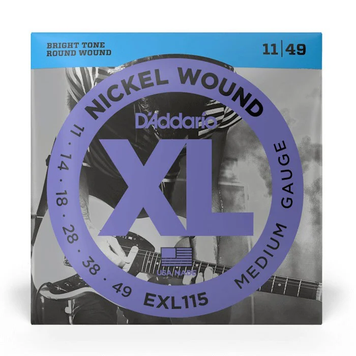 Φωτογραφία προϊόντος: Daddario D'Addario EXL115 - Σετ χορδών ηλεκτρικής κιθάρας 11-49