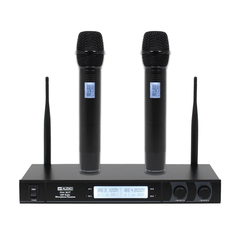 Φωτογραφία προϊόντος: W-Audio MIC-66 - Ασύρματο Σετ Μικροφώνων Χειρός 863.1Mhz/864.8Mhz