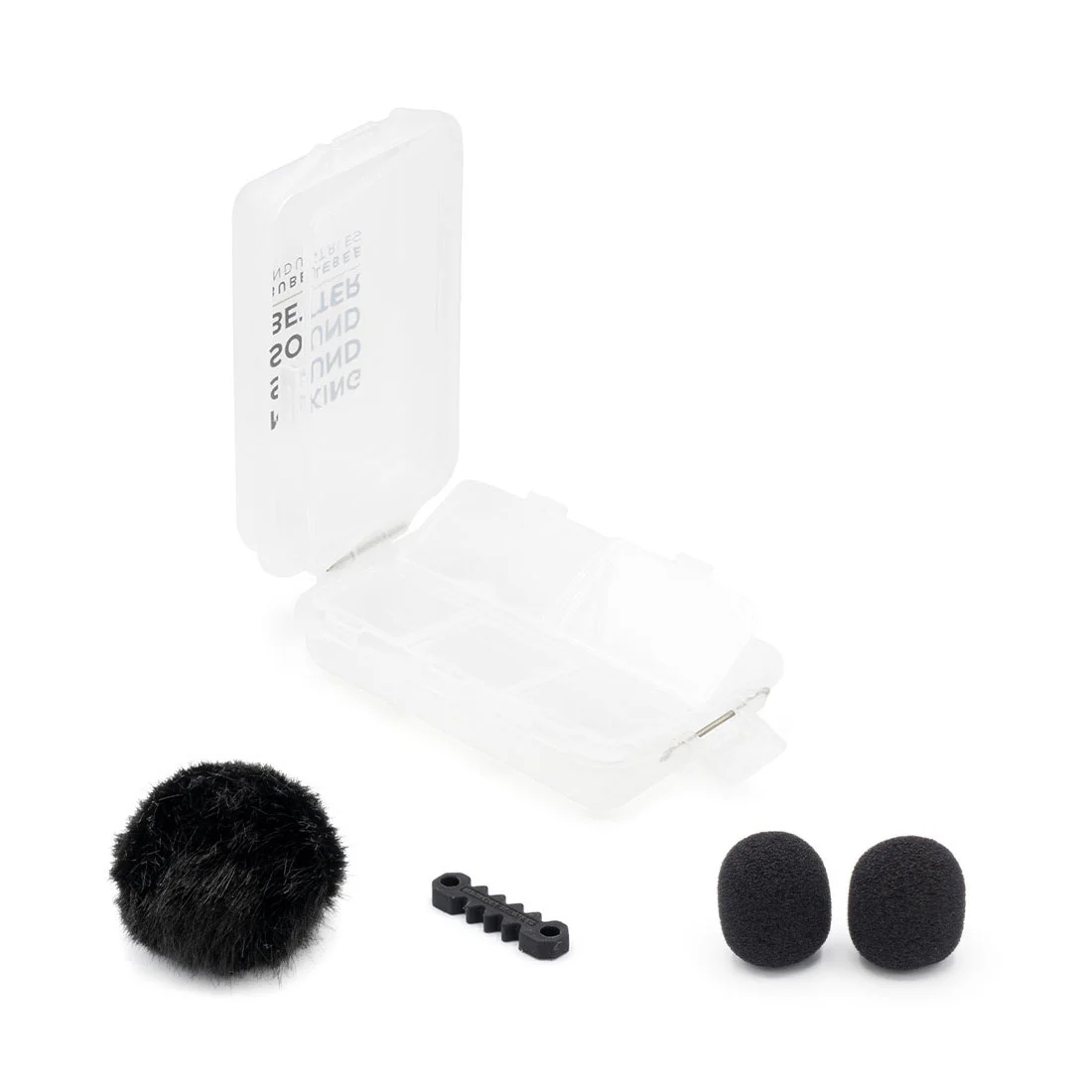Φωτογραφία προϊόντος: Bubblebee The Outdoor Mic Kit for Sennheiser ME 2-II Black - Επαγγελματικό kit αντιανεμικής προστασίας lavalier μικροφώνου