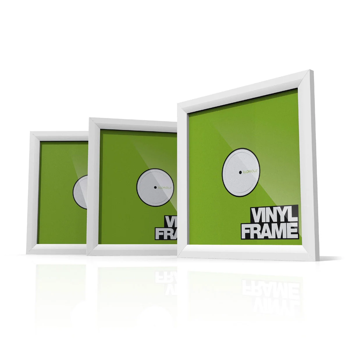 Φωτογραφία προϊόντος: Glorious Vinyl Frame Set 12" White - Σετ κορνίζες εξωφύλλων βινυλίων 12"