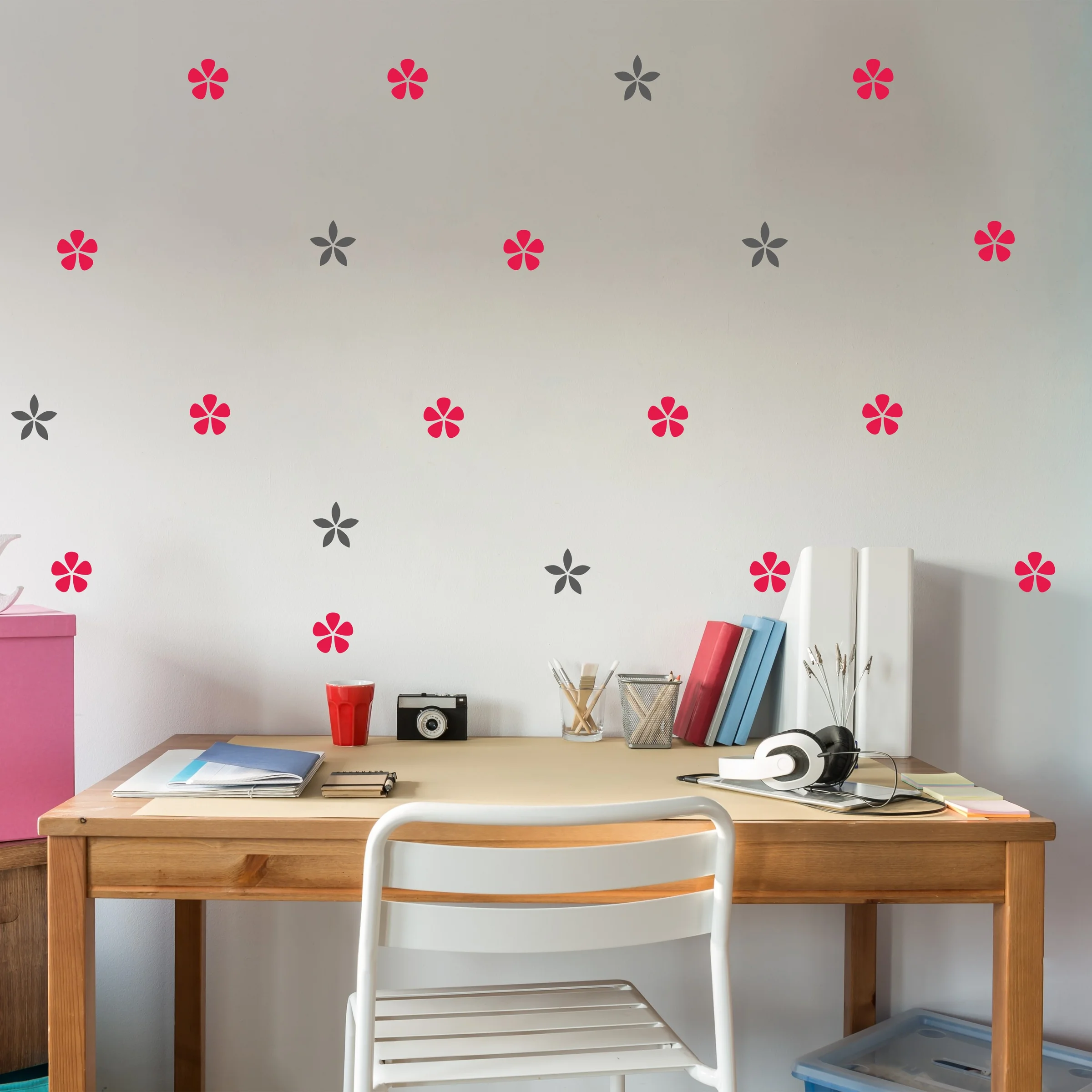 Φωτογραφία προϊόντος: Αυτοκόλλητα Τοίχου - Λουλουδάκια Χρυσό
