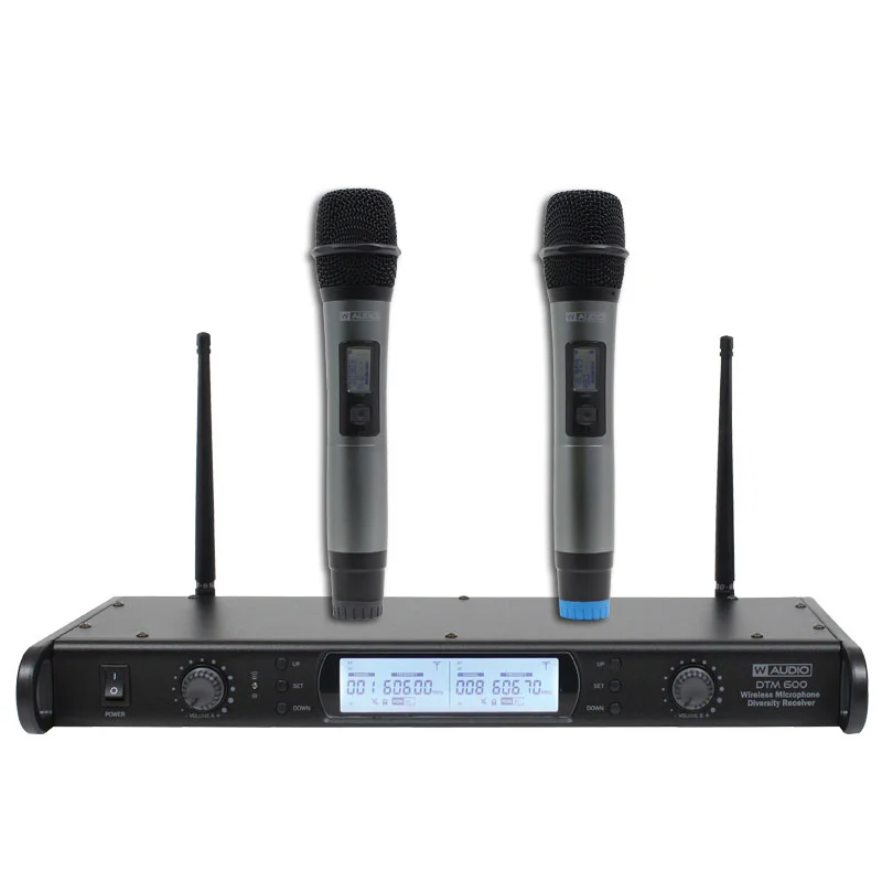 Φωτογραφία προϊόντος: W-Audio MIC-72 - Ασύρματο Σετ Μικροφώνων Χειρός 606.0Mhz-614.0Mhz