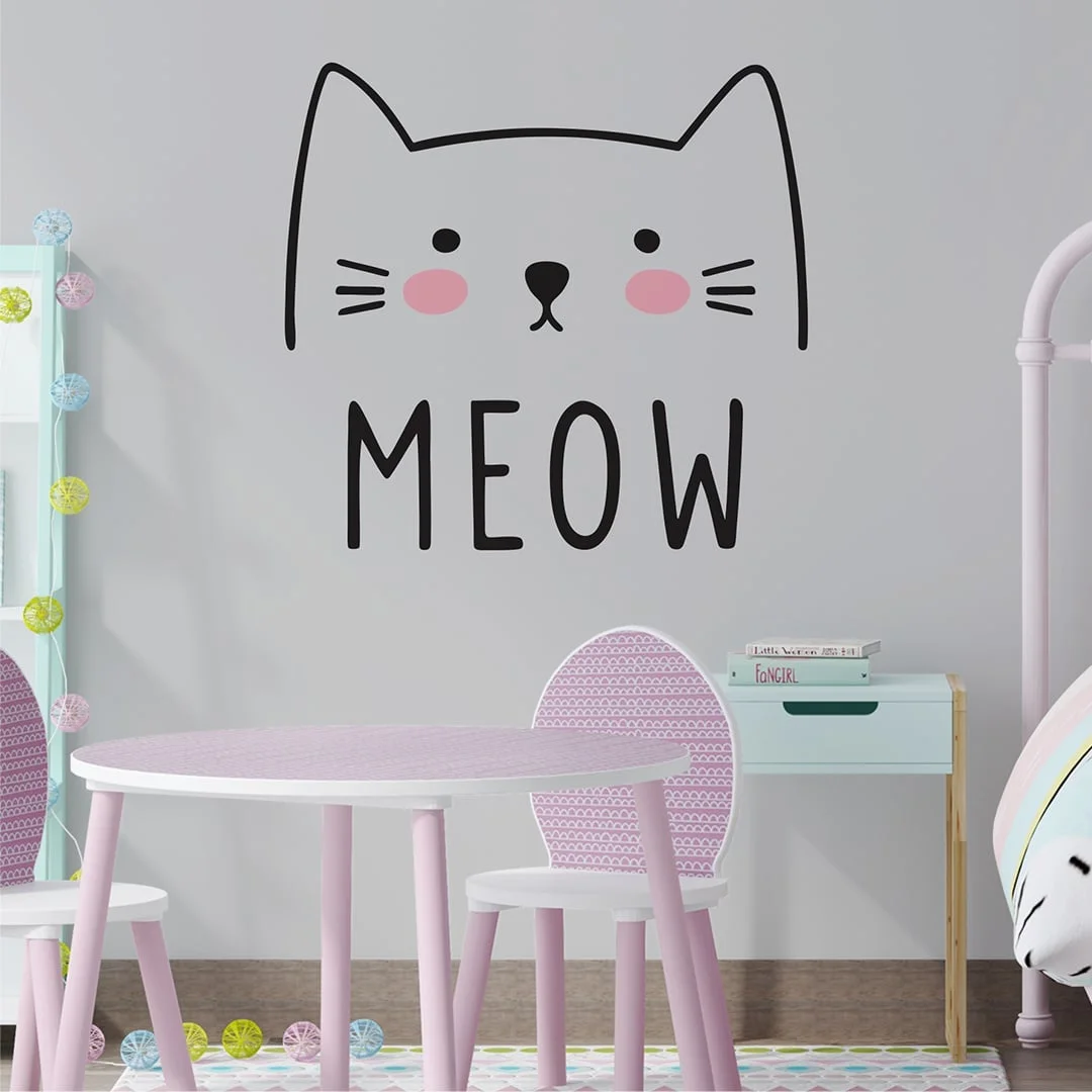 Φωτογραφία προϊόντος: Αυτοκόλλητο Tοίχου - Meow