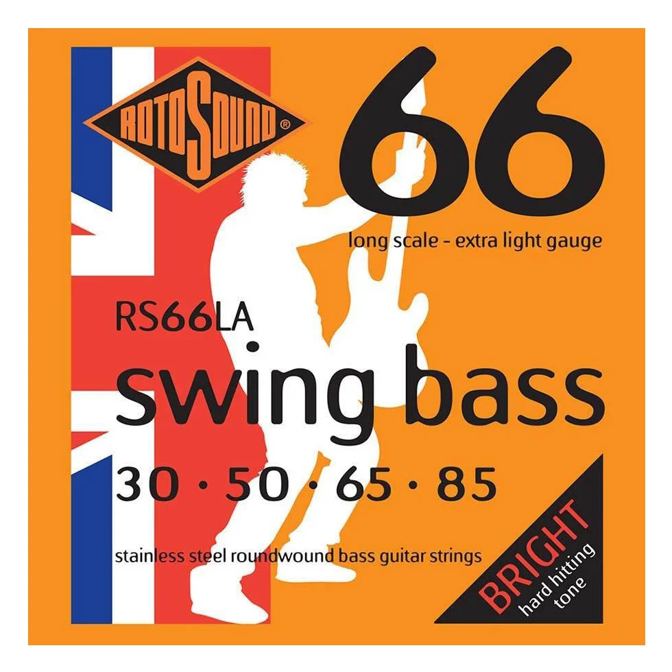 Φωτογραφία προϊόντος: Rotosound RS66LA Swing Bass 30-85 - Σετ χορδών για 4χορδο ηλεκτρικό μπάσο