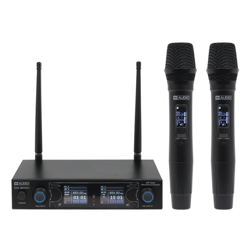 Φωτογραφία προϊόντος: W-Audio MIC-78 - Ασύρματο Σετ Μικροφώνων Χειρός 863.0Mhz-865.0Mhz