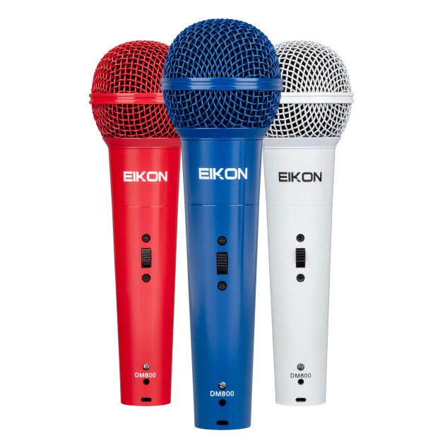Φωτογραφία προϊόντος: Eikon DM800 Color Kit - Set 3 δυναμικά μικρόφωνα χειρός με διακόπτη σε 3 χρώματα