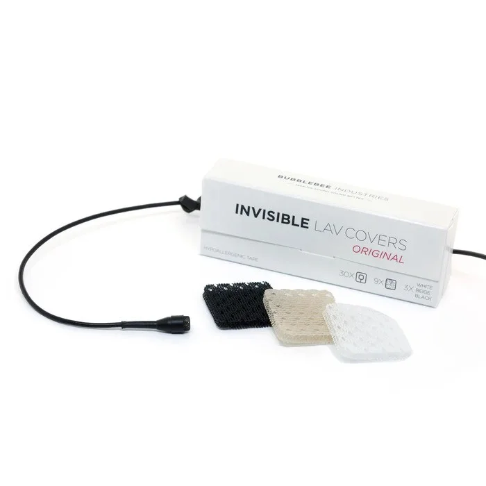 Φωτογραφία προϊόντος: Bubblebee The Invisible Lav Covers Original - Καλύμματα τοποθέτησης / απόκρυψης μικροφώνου πέτου