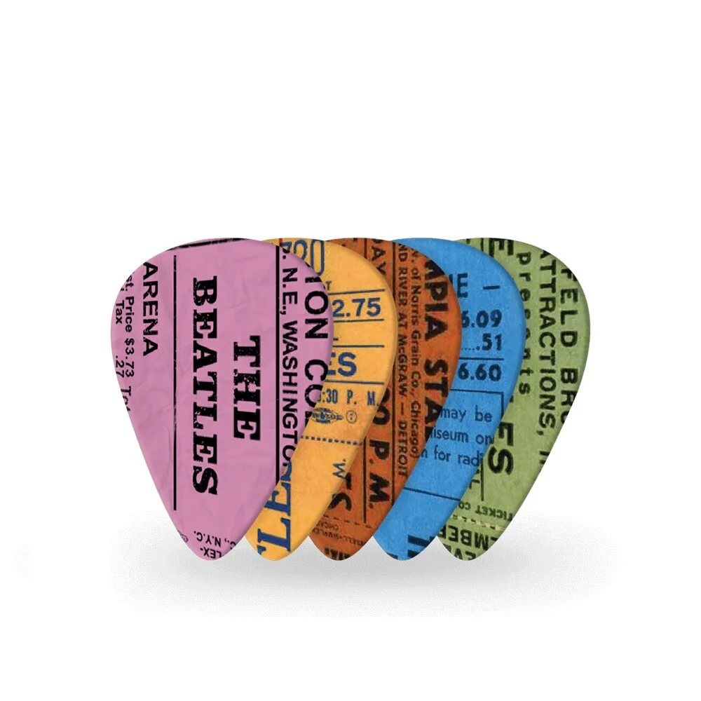 Φωτογραφία προϊόντος: Daddario D'Addario 1CWH4-10B11 The Beatles 1964 Tour Ticket Stub - Πένες Medium (.70mm), 10 τεμάχια
