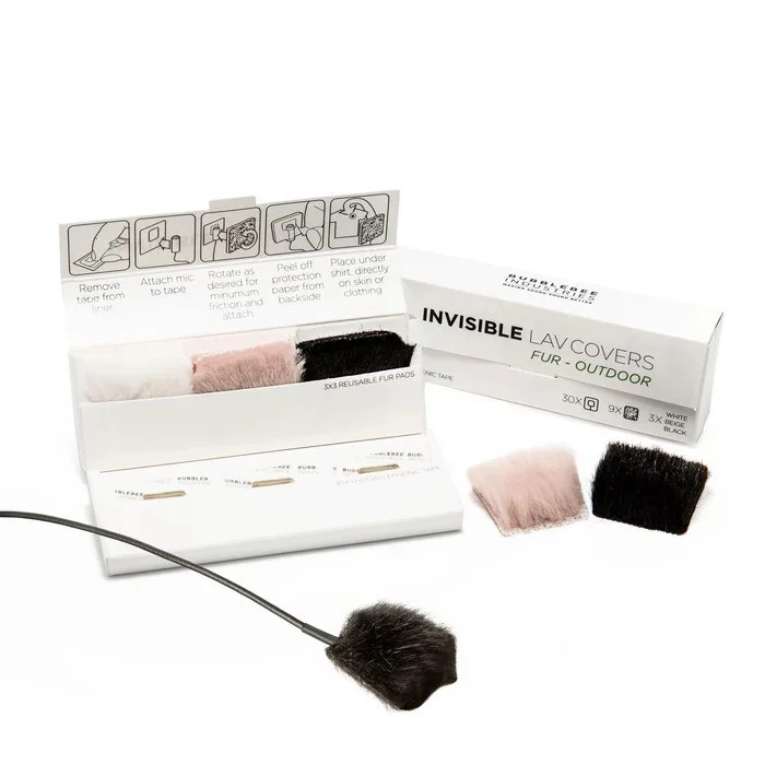 Φωτογραφία προϊόντος: Bubblebee The Invisible Lav Covers Fur Outdoor - Καλύμματα τοποθέτησης / απόκρυψης μικροφώνου πέτου