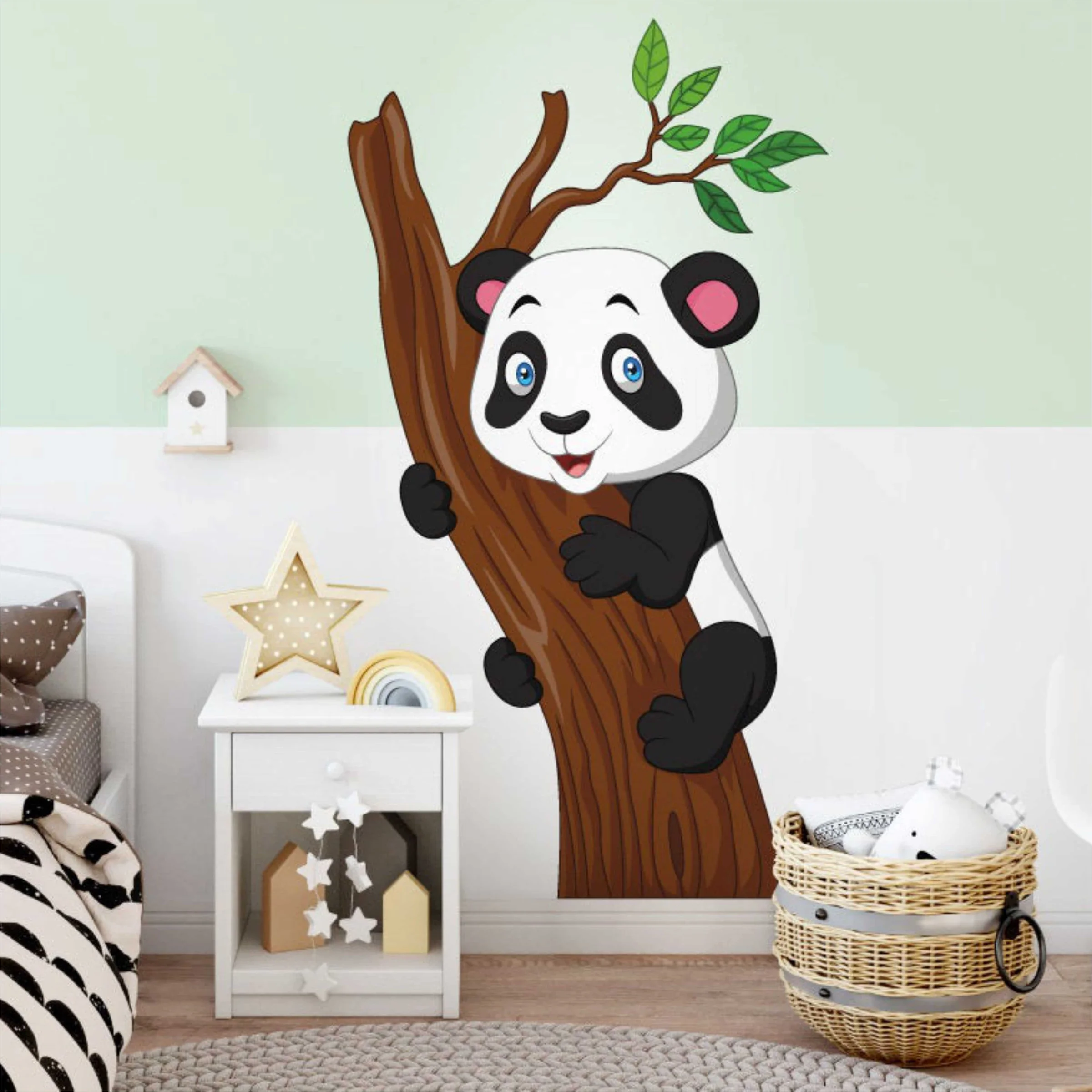 Φωτογραφία προϊόντος: Αυτοκόλλητο Τοίχου - Panda Αναρριχητής
