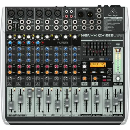 Φωτογραφία προϊόντος: Behringer XENYX QX1222USB Αναλογική Κονσόλα Μίξης Με Εφέ