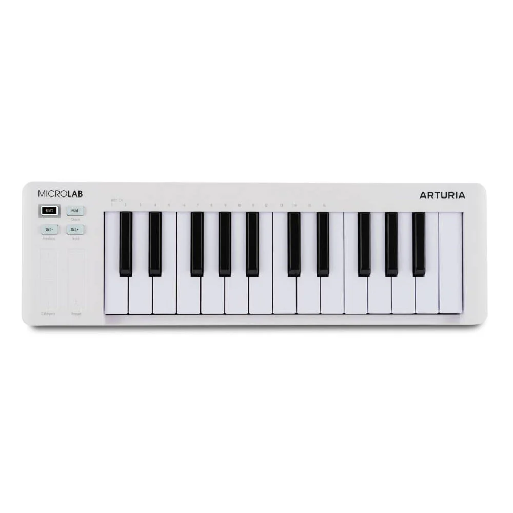 Φωτογραφία προϊόντος: Arturia MicroLab MK3 White - Universal Midi controller 25 πλήκτρα