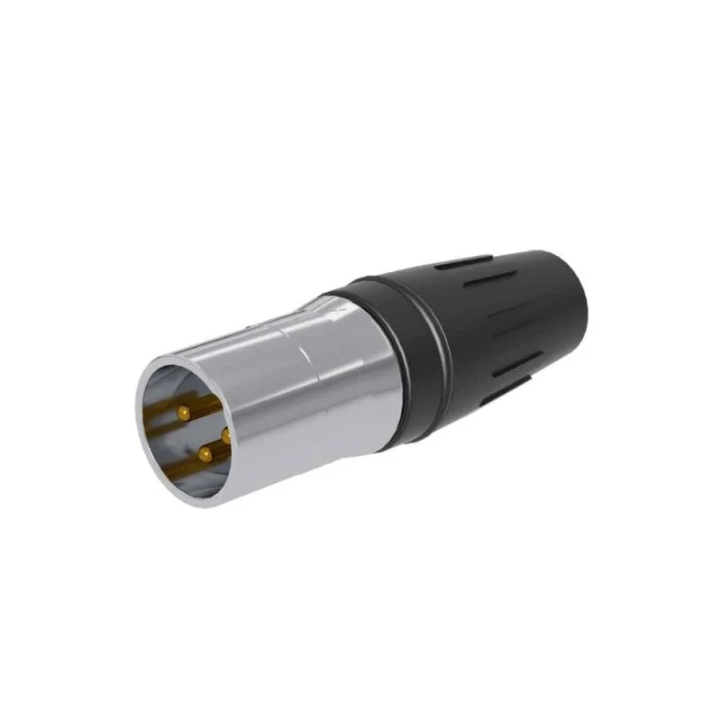 Φωτογραφία προϊόντος: Seetronic SCHM3 - Βύσμα XLR 3-pin Αρσενικό, ανοξείδωτο ατσάλι