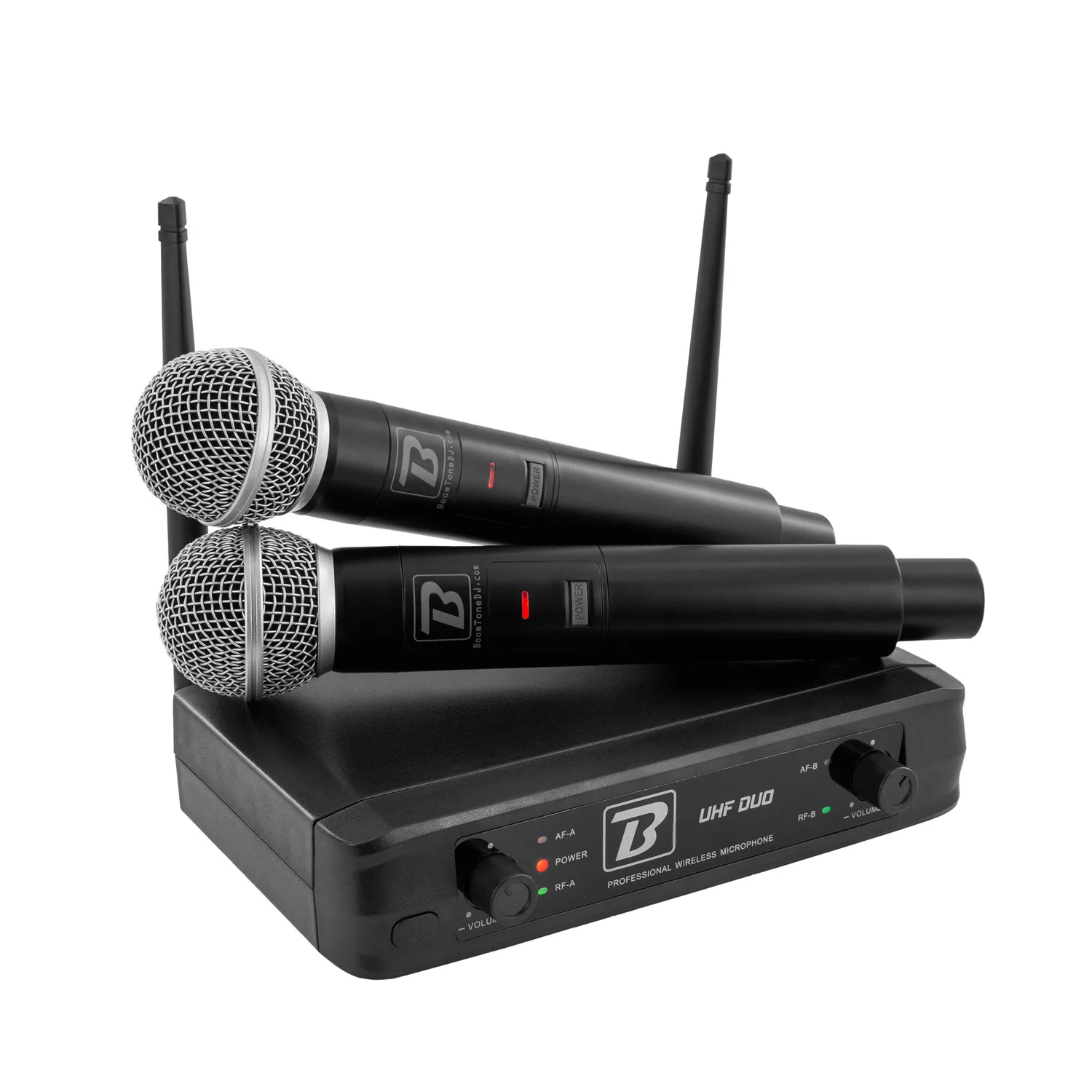 Φωτογραφία προϊόντος: BoomToneDJ UHF Duo - Ασύρματο Σετ 2 Μικροφώνων Χειρός