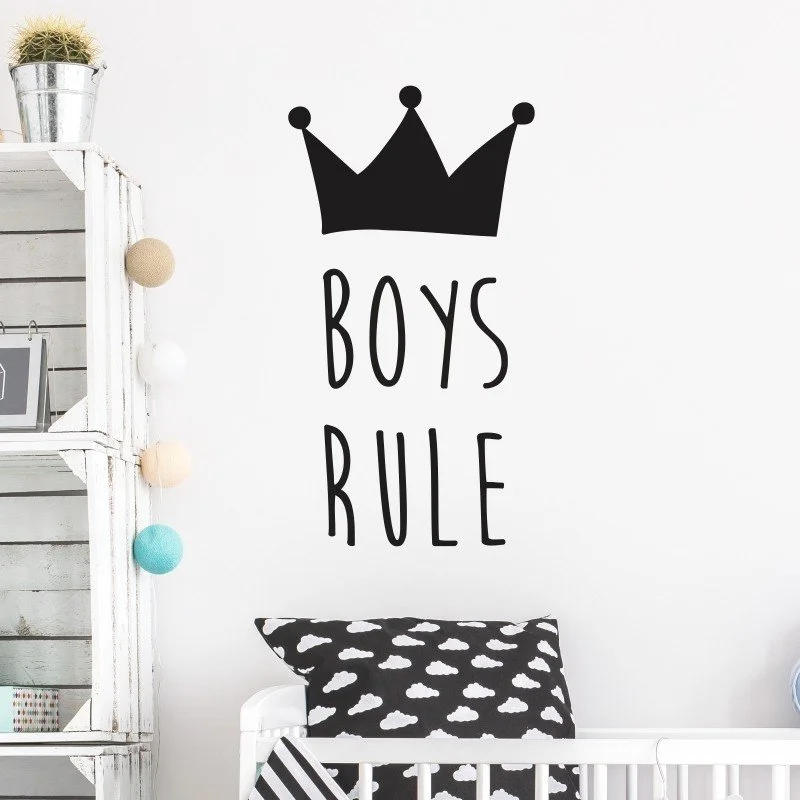 Φωτογραφία προϊόντος: Αυτοκόλλητο Τοίχου - Boys Rule