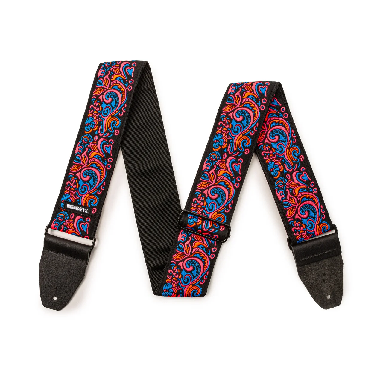 Φωτογραφία προϊόντος: Dunlop JH28 - Ζώνη κιθάρας Jimi Hendrix Blacklight Love Drops Pink