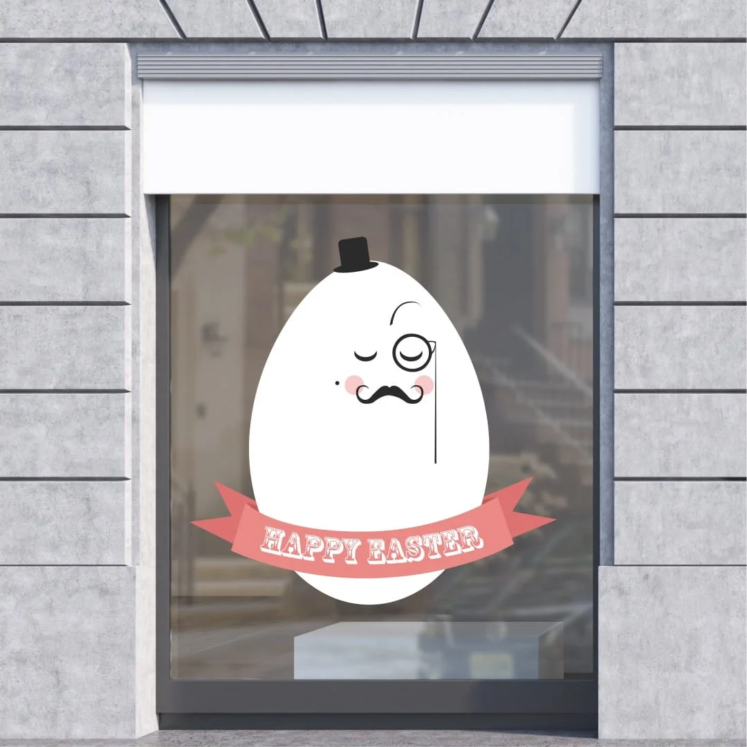 Φωτογραφία προϊόντος: Πασχαλινή Βιτρίνα - Moustache Egg