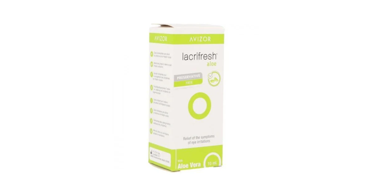 Φωτογραφία προϊόντος: alfaomega Avizor Lacrifresh Aloe Οφθαλμικές Σταγόνες 10ml