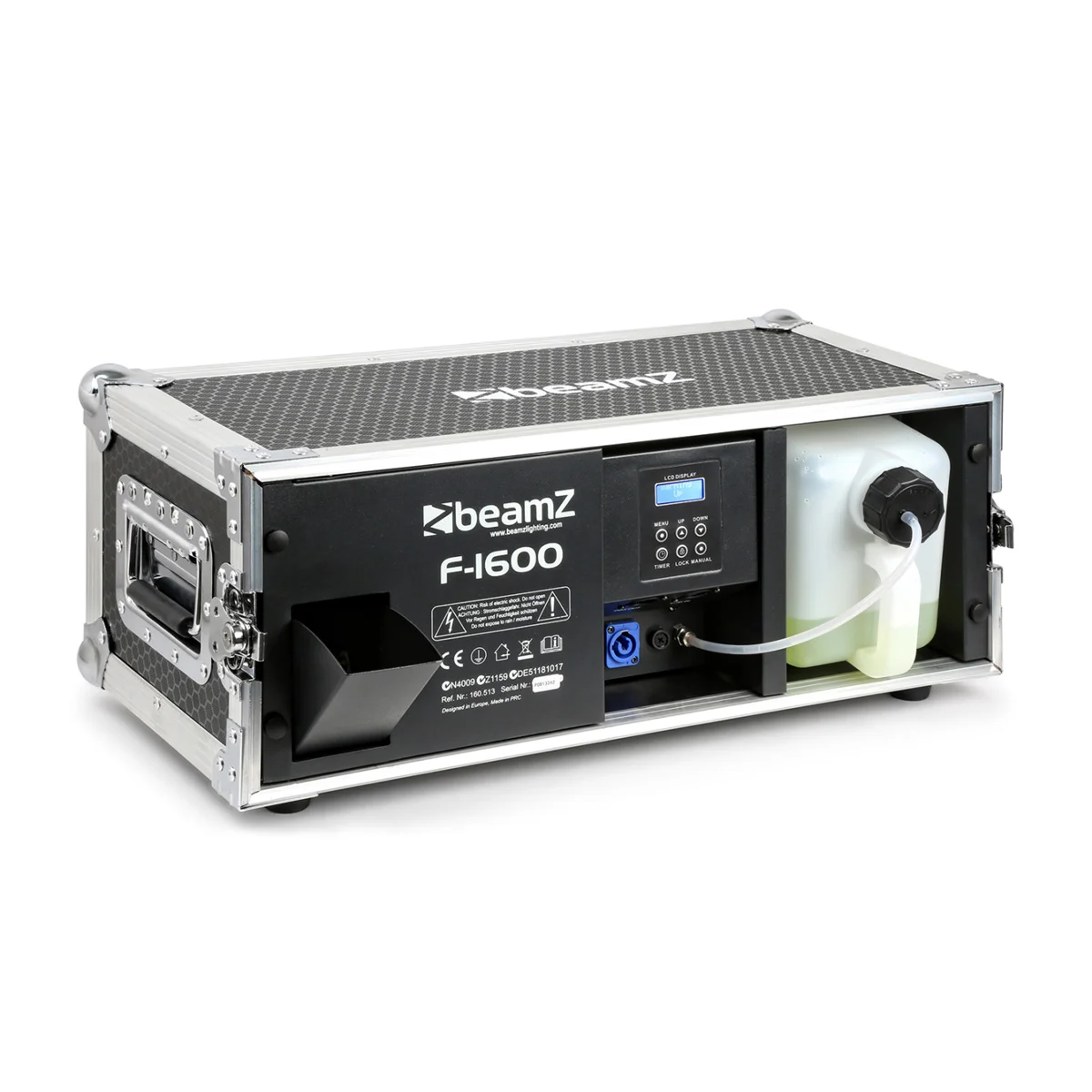 Φωτογραφία προϊόντος: BeamZPro F1600 PRO FAZE - Μηχανή ομίχλης Hazer 1600W σε Flightcase