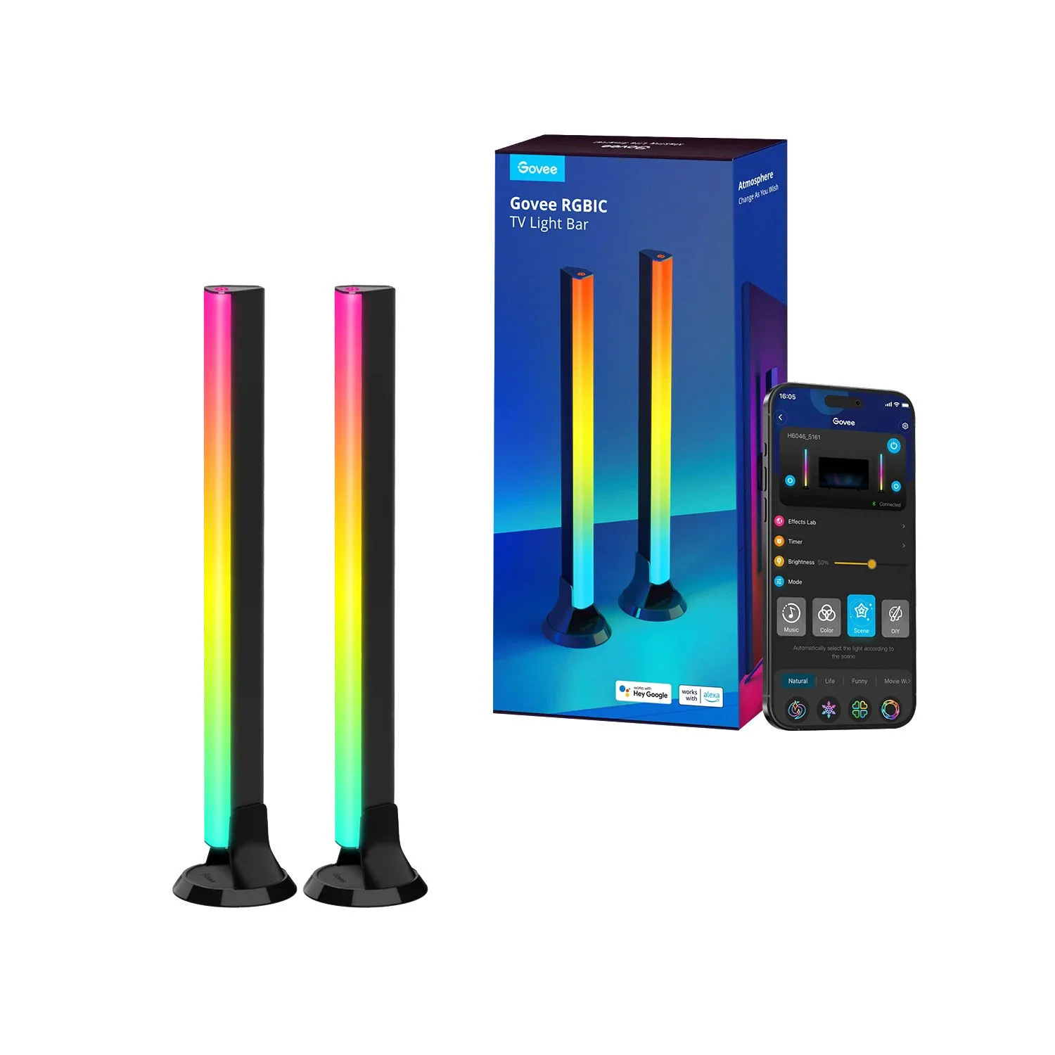 Φωτογραφία προϊόντος: Govee H6046 TV Light Bars (45-70 inch) - Smart ambient φωτιστικές μπάρες τηλεόρασης