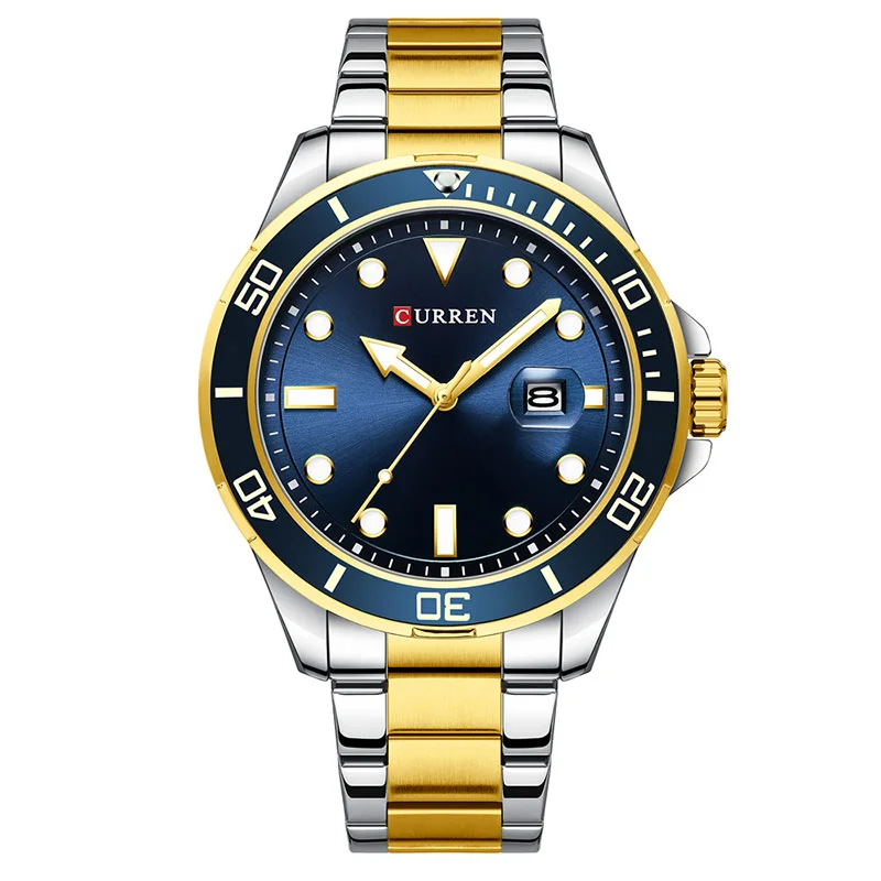 Φωτογραφία προϊόντος: Ανδρικό Ρολόι Curren 8388 Gold Blue