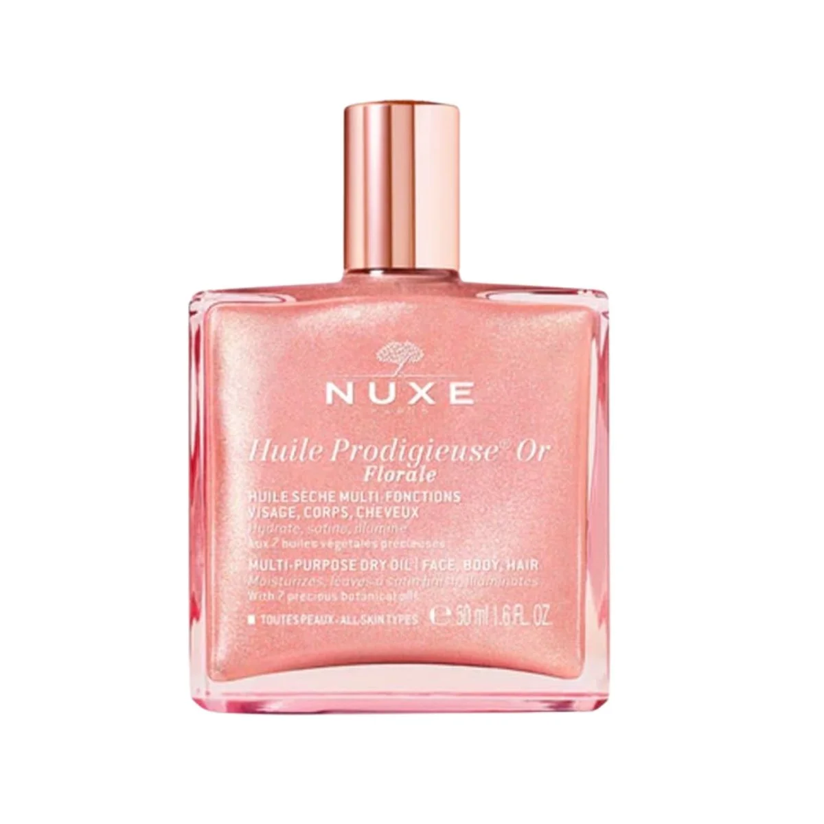 Φωτογραφία προϊόντος: Nuxe,Nuxe Dry Oils,Nuxe Prodigieux,Nuxe Prodigieux Floral Nuxe Huile Prodigieuse Or Florale Ιριδίζον Ξηρό Λάδι για Πρόσωπο Σώμα & Μαλλιά 50ml