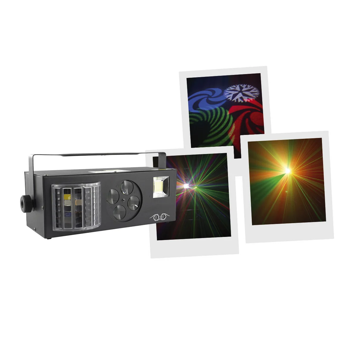 Φωτογραφία προϊόντος: BoomToneDJ LightShow 4FX - Εφέ Φωτισμού Party, Laser, Derby, Animated Gobos & Strobe