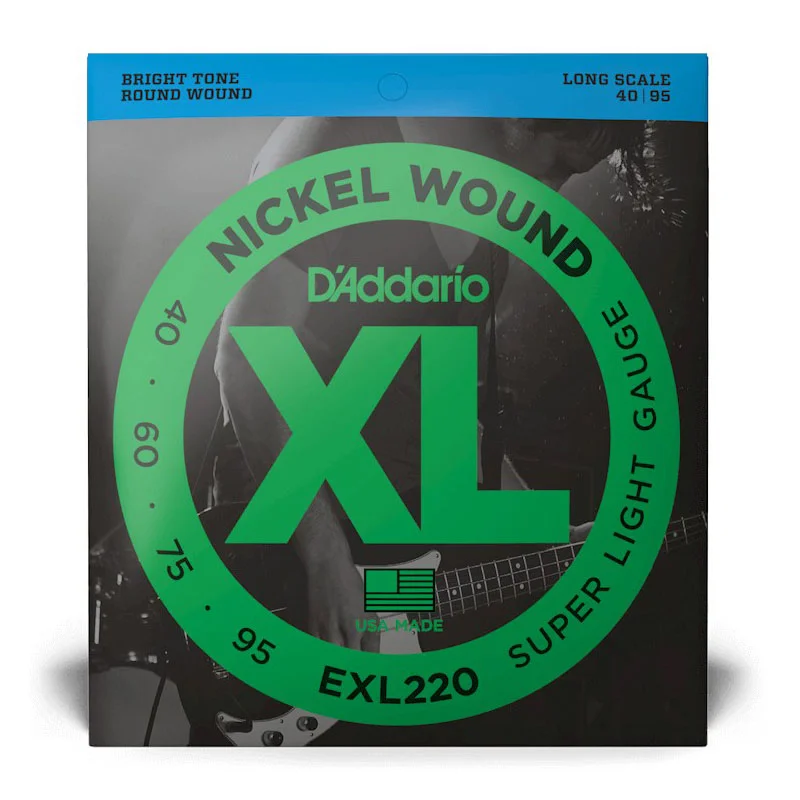 Φωτογραφία προϊόντος: Daddario D'Addario EXL220 - Σετ χορδών ηλεκτρικού μπάσου 40-95