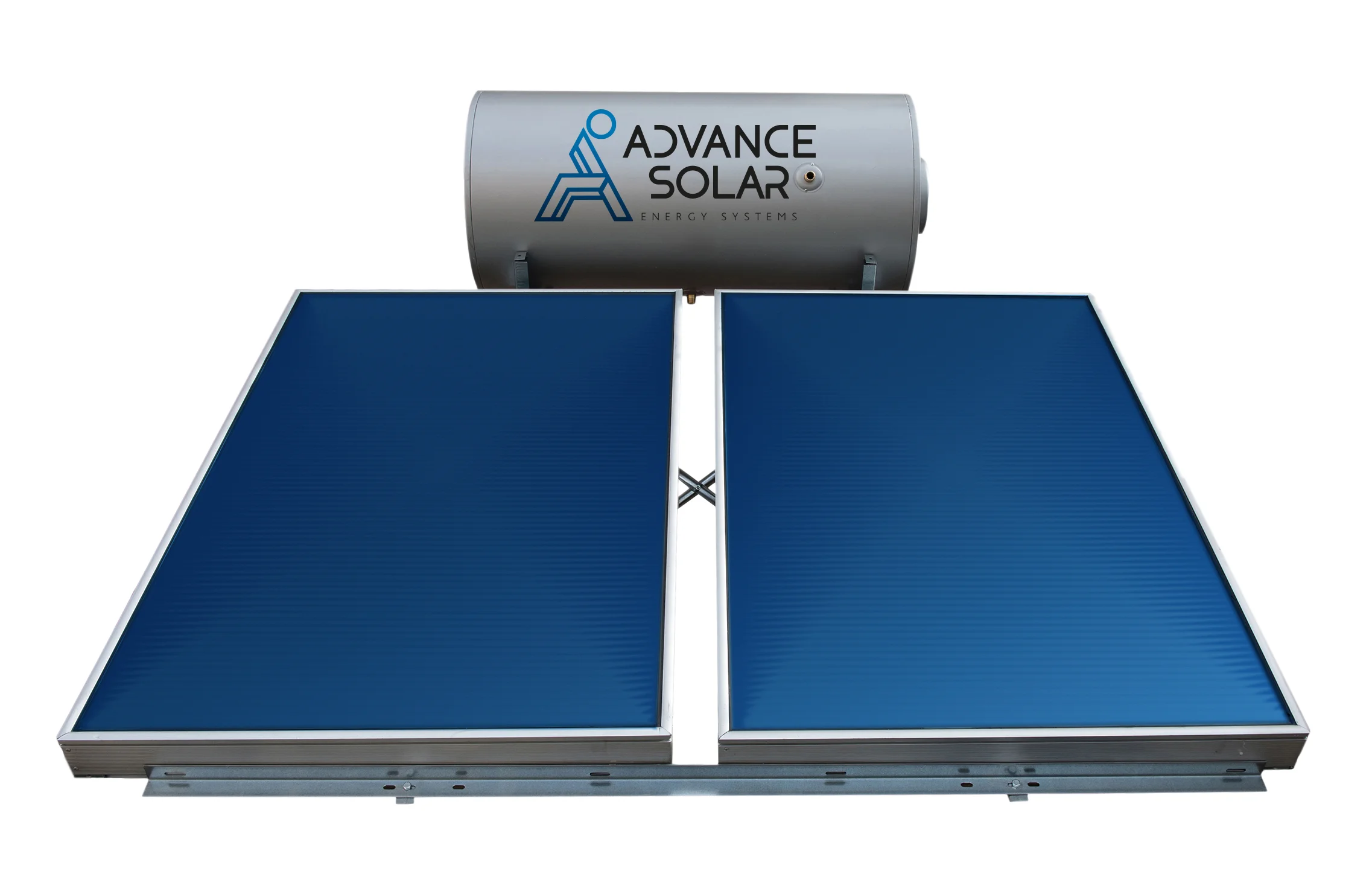 Φωτογραφία προϊόντος: Advance Solar INOX PLUS 160lt/2x1,50m² Inox Ηλιακός Διπλής ενέργειας ταράτσας με 2 επιλεκτικούς συλλέκτες 2x1,50m² 160lt
