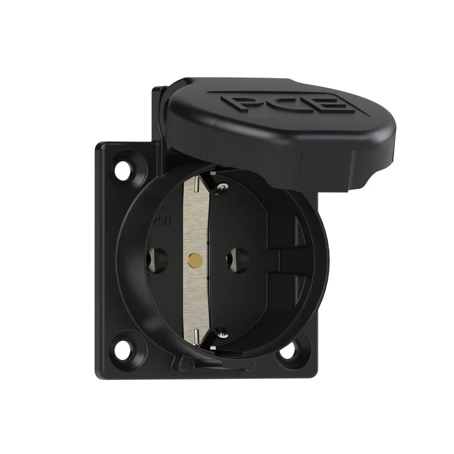 Φωτογραφία προϊόντος: PCE 1050-0SSW Safety socket P-NOVA+ - Θηλυκό SCHUKO IP54 για Panel
