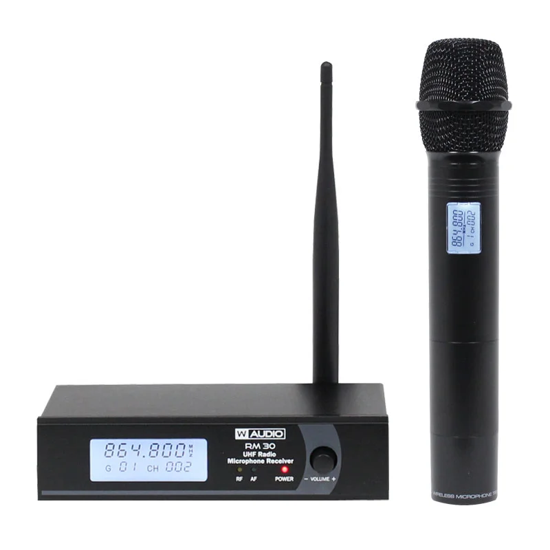 Φωτογραφία προϊόντος: W-Audio MIC-64 - Ασύρματο Σετ Μικροφώνου Χειρός 863.1Mhz