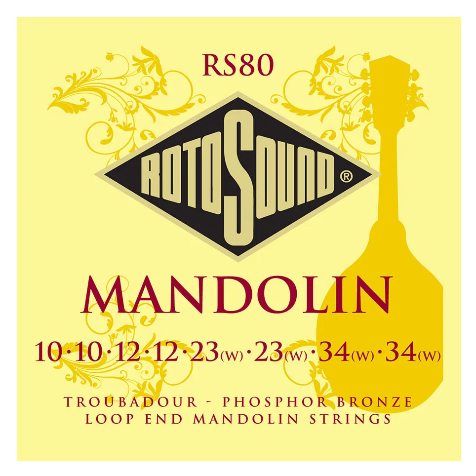 Φωτογραφία προϊόντος: Rotosound RS80 Troubadour Mandolin - Σετ χορδών για 8χορδο μαντολίνο
