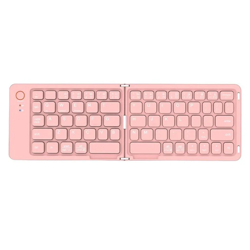 Φωτογραφία προϊόντος: Meetion MT-BTK001 Pink - Bluetooth Πτυσσόμενο Πληκτρολόγιο