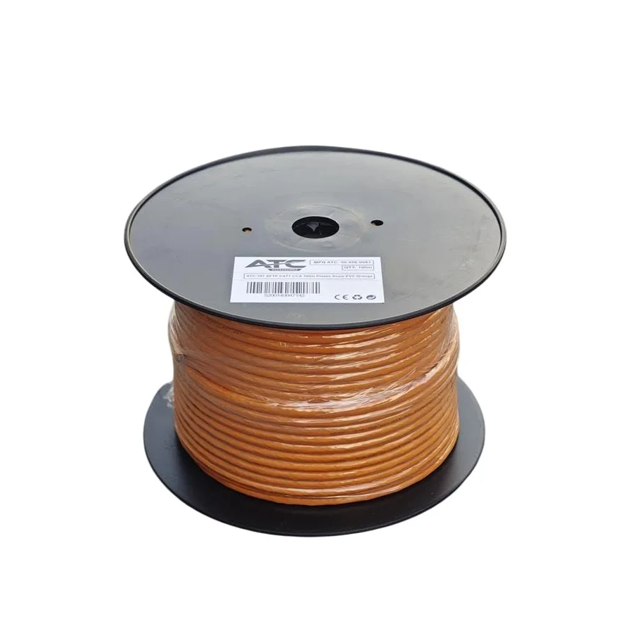 Φωτογραφία προϊόντος: ATC Electronics ATC-107 Orange - Καλώδιο δικτύου CAT7 διπλής θωράκισης