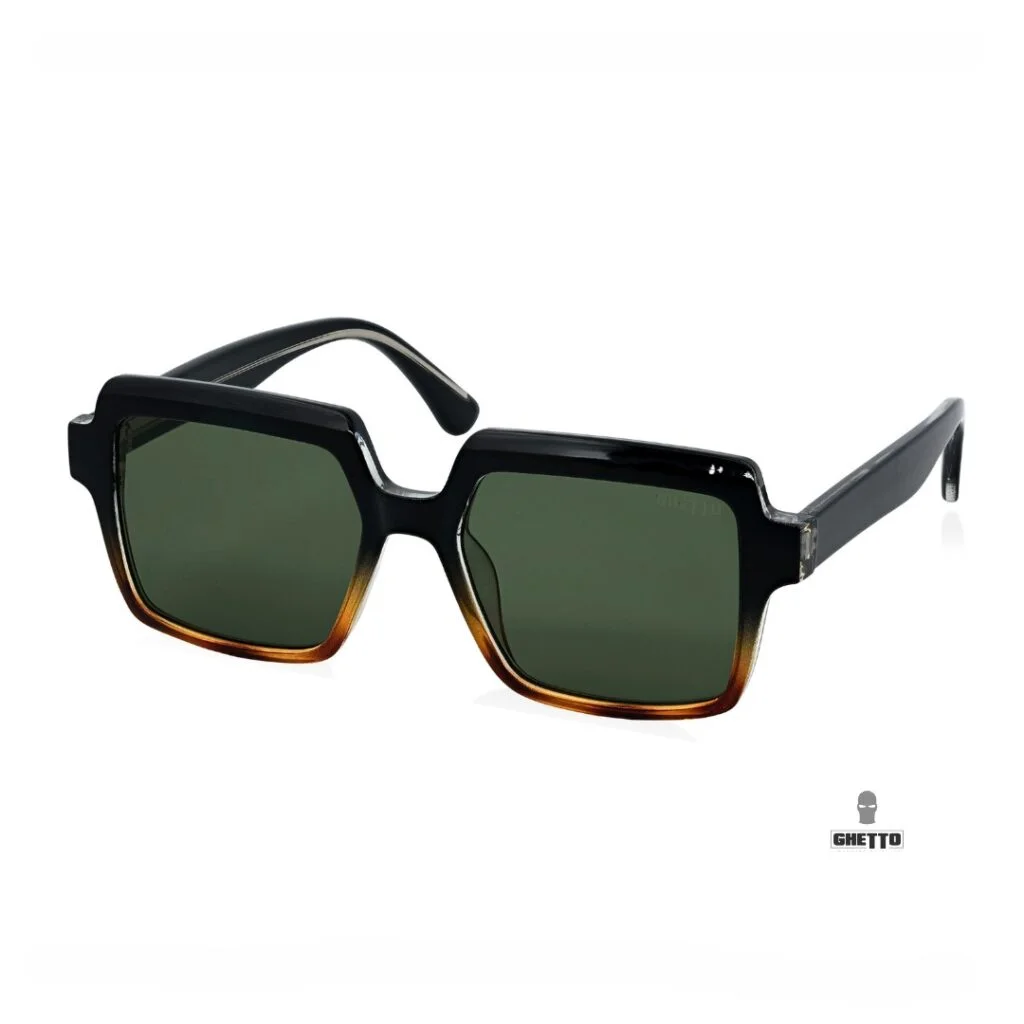 Φωτογραφία προϊόντος: Ghetto Ladies Square Sunglasses Black/Leopard Frame
