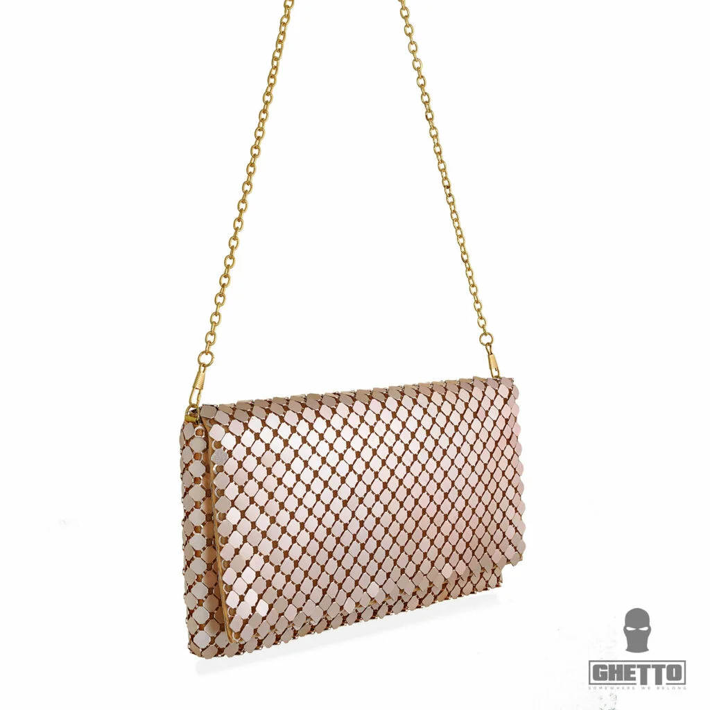 Φωτογραφία προϊόντος: Ghetto Clutch New Design Acrylic Bag Champagne