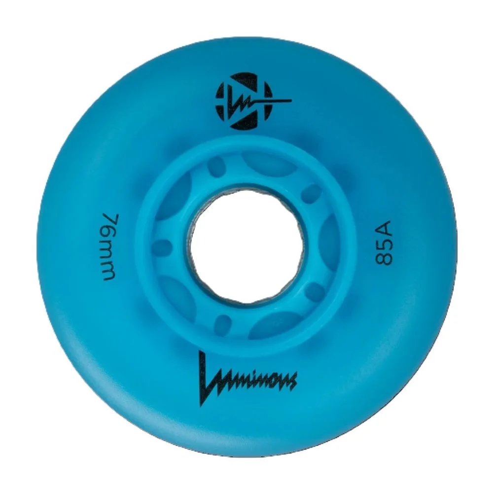Φωτογραφία προϊόντος: LUMINOUS WHEELS Luminous 76χιλ./85A Ροδάκια Led - Blue Ocean Glow (4αδα)
