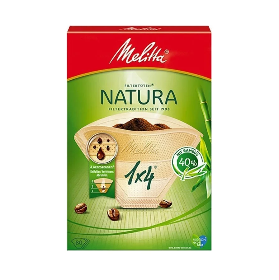 Φωτογραφία προϊόντος: Φίλτρα Καφέ MELITA Natura 1x4/80