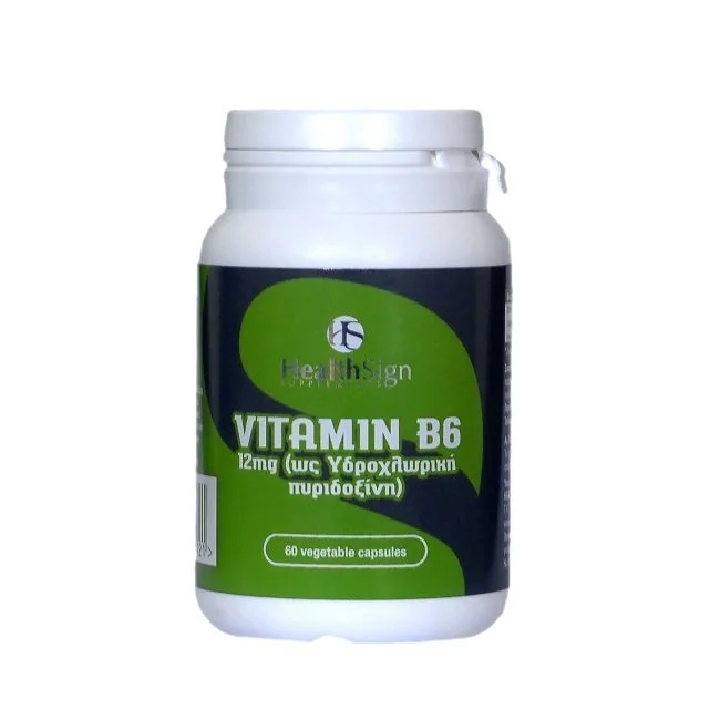 Φωτογραφία προϊόντος: Health Sign B6 12mg 60tabs