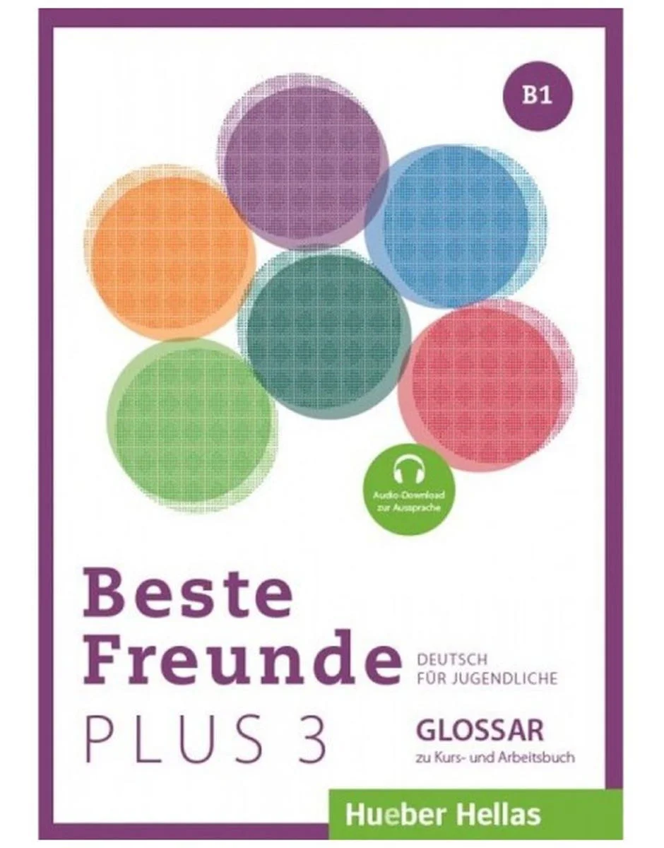 Φωτογραφία προϊόντος: HUEBER VERLAG BESTE FREUNDE PLUS 3 B1 GLOSSAR