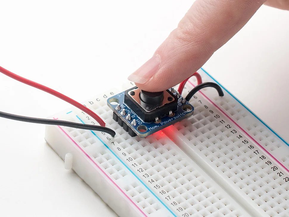 Φωτογραφία προϊόντος: Adafruit Push-button Power Switch Breakout