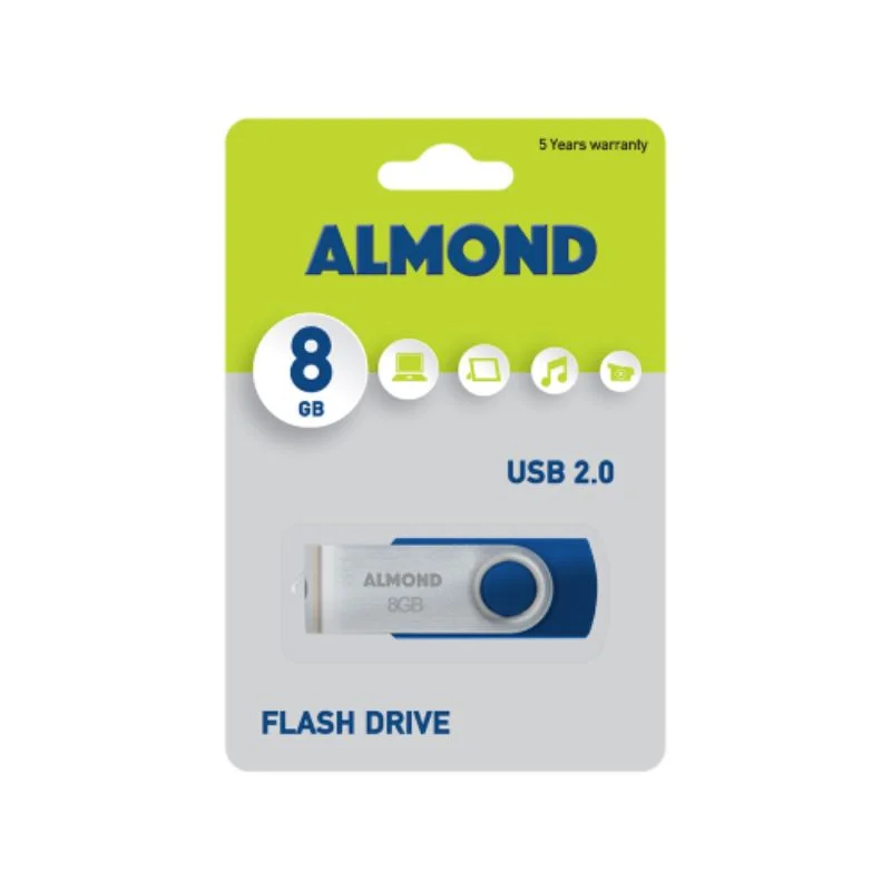 Φωτογραφία προϊόντος: USB 2.0 Flash Drive Almond Twister 8GB Μπλε