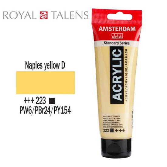 Φωτογραφία προϊόντος: Ακρυλικό Χρώμα Royal Talens Amsterdam 120ml 223 Naples Yellow Deep 17092232
