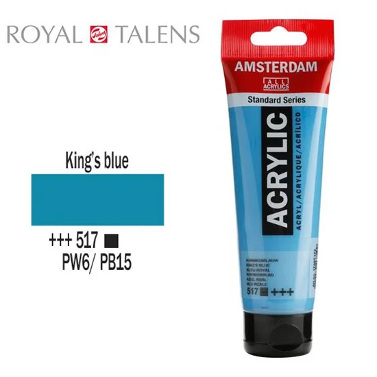 Φωτογραφία προϊόντος: Ακρυλικό Χρώμα Royal Talens Amsterdam 120ml 517 King s Blue 17095172