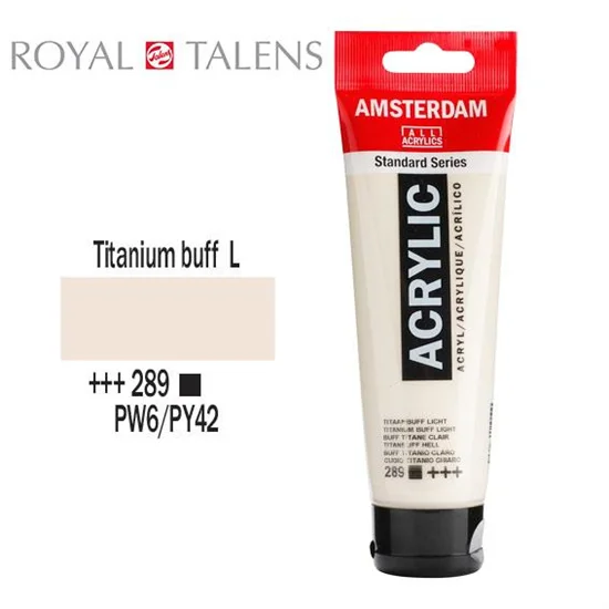 Φωτογραφία προϊόντος: Ακρυλικό Χρώμα Royal Talens Amsterdam 120ml 289 Titanium Buff Light 17092892