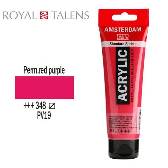 Φωτογραφία προϊόντος: Ακρυλικό Χρώμα Royal Talens Amsterdam 120ml 348 Permanent Red Purple 17093482