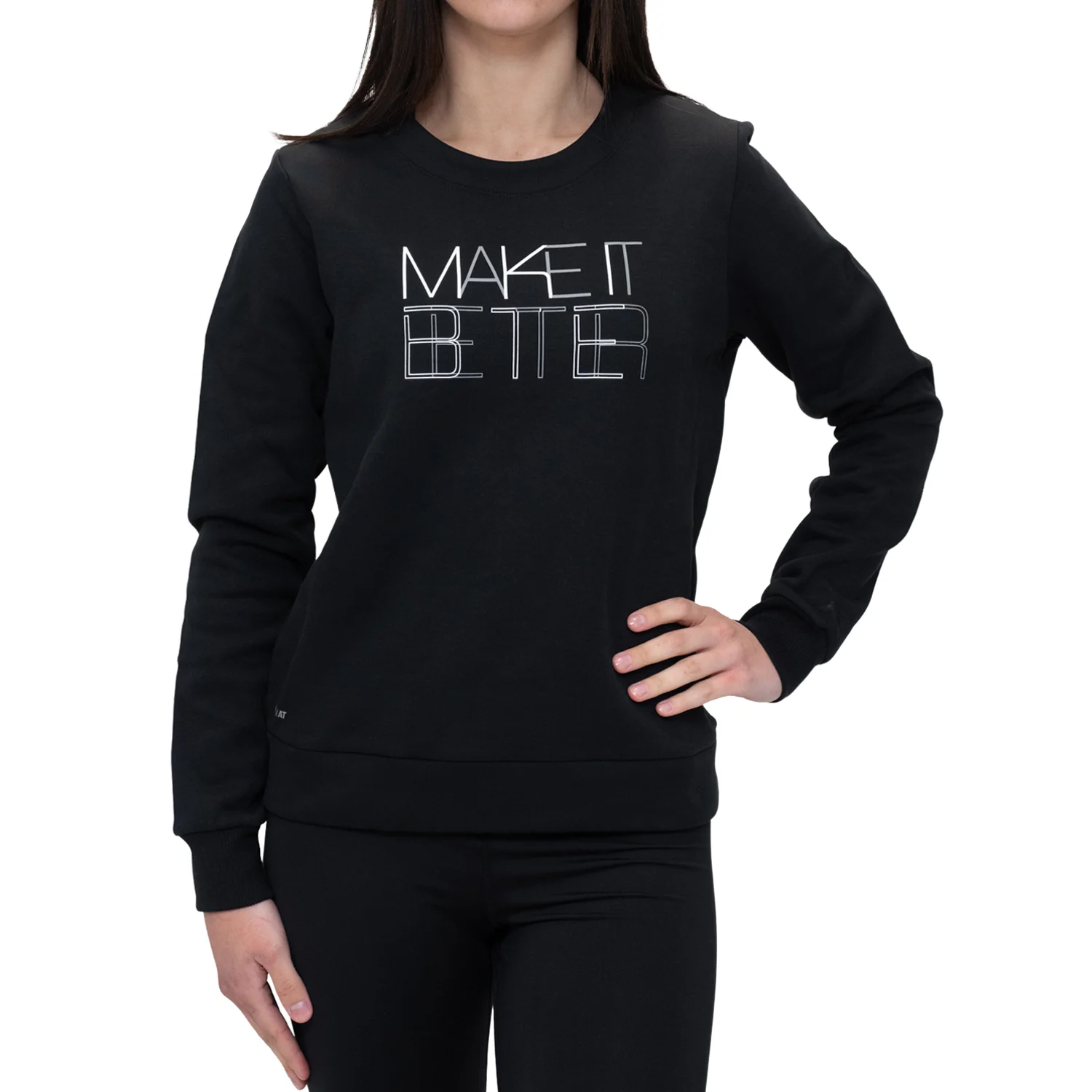 Φωτογραφία προϊόντος: Γυναικείο Φούτερ Li Ning Knit Top Sweaters - ΜΑΥΡΟ