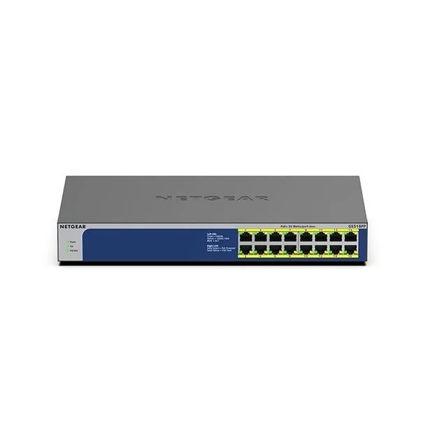Φωτογραφία προϊόντος: Netgear 16Port Switch 10/100/1000 PoE/ GS516PP