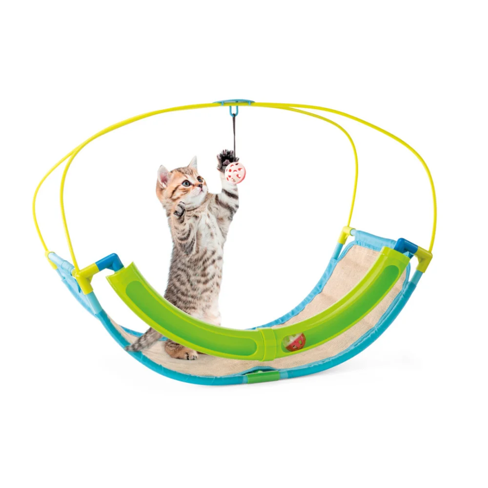 Φωτογραφία προϊόντος: Imac Playtime Rocking Station – Διαδραστικό Παιχνίδι Ισορροπίας για Γατάκια (60×33×46 cm)
