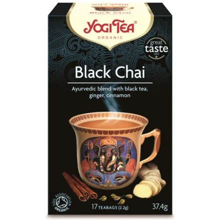 Φωτογραφία προϊόντος: Τσάι YOGI TEA BLACK CHAI ΒΙΟ 17 Φακελάκια 37,4ΓΡ